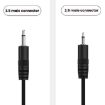 2.5mm Female Mono 2Pin AUX Speaker Audio Power Cable 25cm - 5