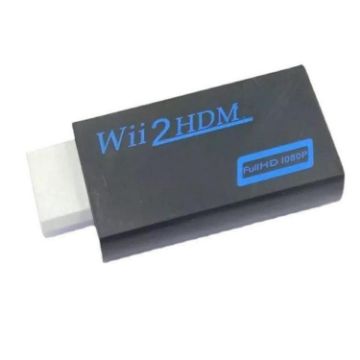 WII 2 To HDMI HD Converter - Black - 1