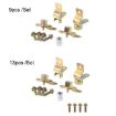 Chevrolet Car Tailgate Hinge Set with Wrench, 9pcs/Set - 2
