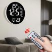 11.6-Inch Multi-Functional Wall Clock with Remote Control - 1