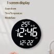 11.6-Inch Multi-Functional Wall Clock with Remote Control - 4