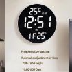 11.6" White Wall Clock with Remote & Multi-Functional Alarm - 5