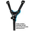 TELESIN Helmet Chin Mount Bracket for GoPro/DJI/Insta360 Cameras - 3