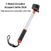 Waterproof Selfie Stick for GoPro HERO/DJI Osmo & More (Transparent) - 5