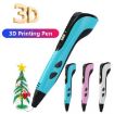 3D Printing Pen Kids Education DIY Doodle Drawing (White) - 3