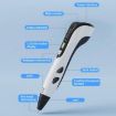 3D Printing Pen Kids Education DIY Doodle Drawing (White) - 5