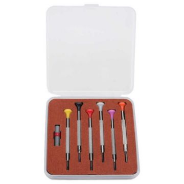 6pcs Set 0.8-1.8mm Flat Screwdriver Watch Repair Tool - 1