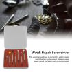 6pcs Set 0.8-1.8mm Flat Screwdriver Watch Repair Tool - 4