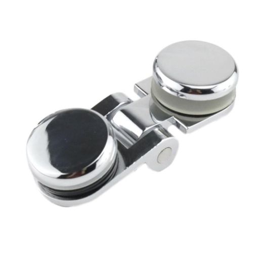 Bilateral Small Frameless Glass Door Hinge for Wine Cabinet - 1