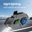 C8Pro Bluetooth Helmet Headset IPX7 Waterproof with Flashlight - 6