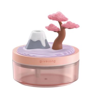Mini Landscape Humidifier USB Aromatherapy Diffuser (Cherry Tree) - 1