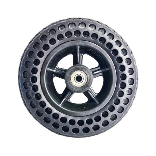 7x2 7-Inch Power Wheelchair Honeycomb Solid Tire Wheel Set - 1