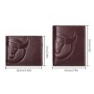 BULL CAPTAIN 0203 Black RFID Cowhide Anti-theft Wallet Vertical - 2