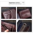 BULL CAPTAIN 0203 Black RFID Cowhide Anti-theft Wallet Vertical - 5