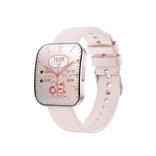 QS08 1.85" Smart Watch: Heart Rate, Blood Glucose & Sleep Tracker - 1