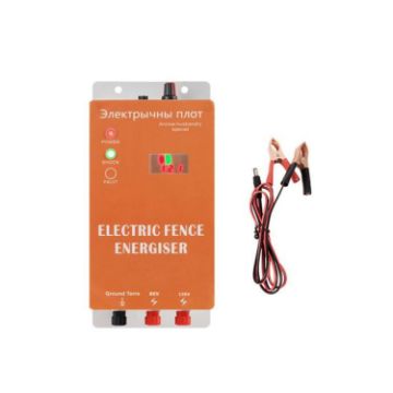 12V EU Plug Electric Fence 5km High Voltage Pulse for Livestock - 1