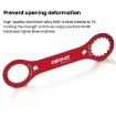 DECKAS DW-018 Aluminum Multi-Function BB Center Wrench (Red) - 2