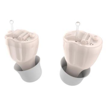 CIC Hearing Aid with Smart Noise Reduction for Elderly, Skin Color - 1