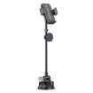 Bendable Hose Car Phone Holder with Large Suction Cup (Gray) - 1