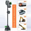 Bendable Hose Car Phone Holder with Large Suction Cup (Gray) - 6