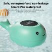 Cartoon Whale LED Screen Smart Baby Bath Thermometer IPX7 Green - 6