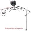 2.7M 8-Rib Double Top Patio Umbrella Replacement Canopy Beige - 6