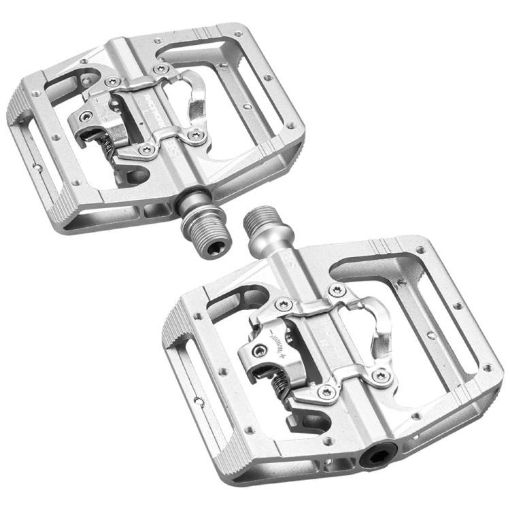 RACEWORK M215 Bicycle Titanium-color Aluminum SPD Clipless Pedal - 1