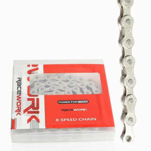 RACEWORK EPT 8-Speed Anti-Rust Electric Bicycle Chain, 136-Section - 1