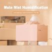 Moonfall Black Humidifier Aroma Diffuser w/ Night Light, Large Fog - 5