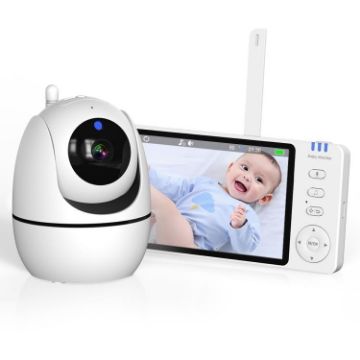 5" 1080P HD Baby Monitor Camera with US Plug - 1