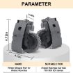 iRobot Roomba 5-9 Series Left+Right Walking Wheels - Black - 4