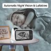 5" LCD Baby Monitor with Night Vision - EU Plug - 5