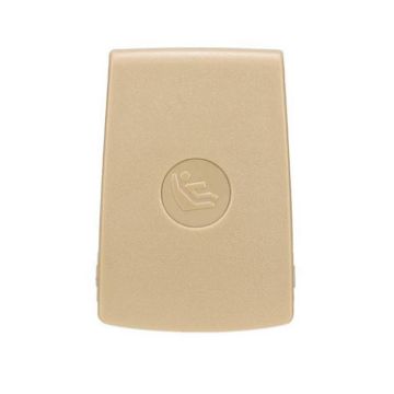 BMW F30 F31 3-Series Rear Child Seat Safety Anchor Cover Beige - 1