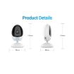 ESCAM QF006 3MP Indoor Wireless PTZ IP Camera, AI Detection, AU Plug - 2
