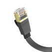 hoco US07 Black 1m Cat 6 Gigabit Flat Cable Pure Copper - 3
