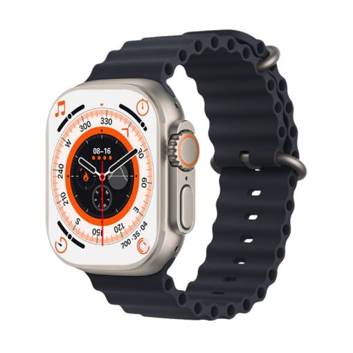 KD99 Ultra Smart Watch, 1.99" IPS Screen, Heart Rate & Sports Modes, Black - 1