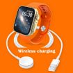 KD99 Ultra 1.99" Smart Watch: Heart Rate & Sports Modes (Gold+Orange) - 6