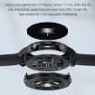 E400 Smart Watch 1.39" HD Round Screen, ECG, Blood Sugar, Black Leather - 4