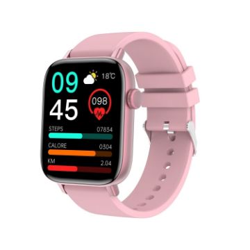 T49 1.9'' HD Smart Watch with Heart Rate & Bluetooth Calling - Pink - 1