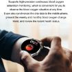 Ochstin 5HK8 Pro Smart Watch, 1.36" Screen, Blood Monitoring, Silver - 5