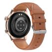 Ochstin 5HK8 Pro 1.36" Smart Watch, Leather Strap (Gold) - 3