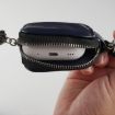Dark Blue Leather Storage Bag for Apple AirPods Bluetooth Earphone - 6