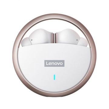 Lenovo LP60 TWS Wireless Bluetooth 5.3 Earphones - White - 1