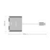 Onten OTN-9175B 4K USB-C to Dual HDMI Converter (White) - 2