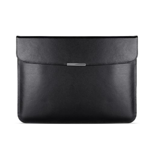 Ultra-thin Leather Sleeve for 13.3/13.6/14" Laptops - Black - 1