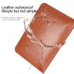 Ultra-thin Leather Sleeve for 13.3/13.6/14" Laptops - Black - 3