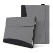 Surface Go 3/2/1 Case - Black Grey Cloth & Leather Cover - 1