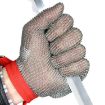 304 Stainless Steel Anti-cutting Gloves, Size: M, 5 Fingers Ring - 1
