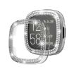 Fitbit Versa 4 Double-Row Diamond Electroplated Watch Case (Clear) - 1