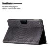 Samsung Galaxy Tab A7 10.4 2020 Crocodile Leather Case (Black) - 4